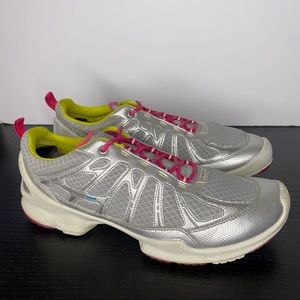 Ecco Biom women's sneakers silver pink 40 9 shoes